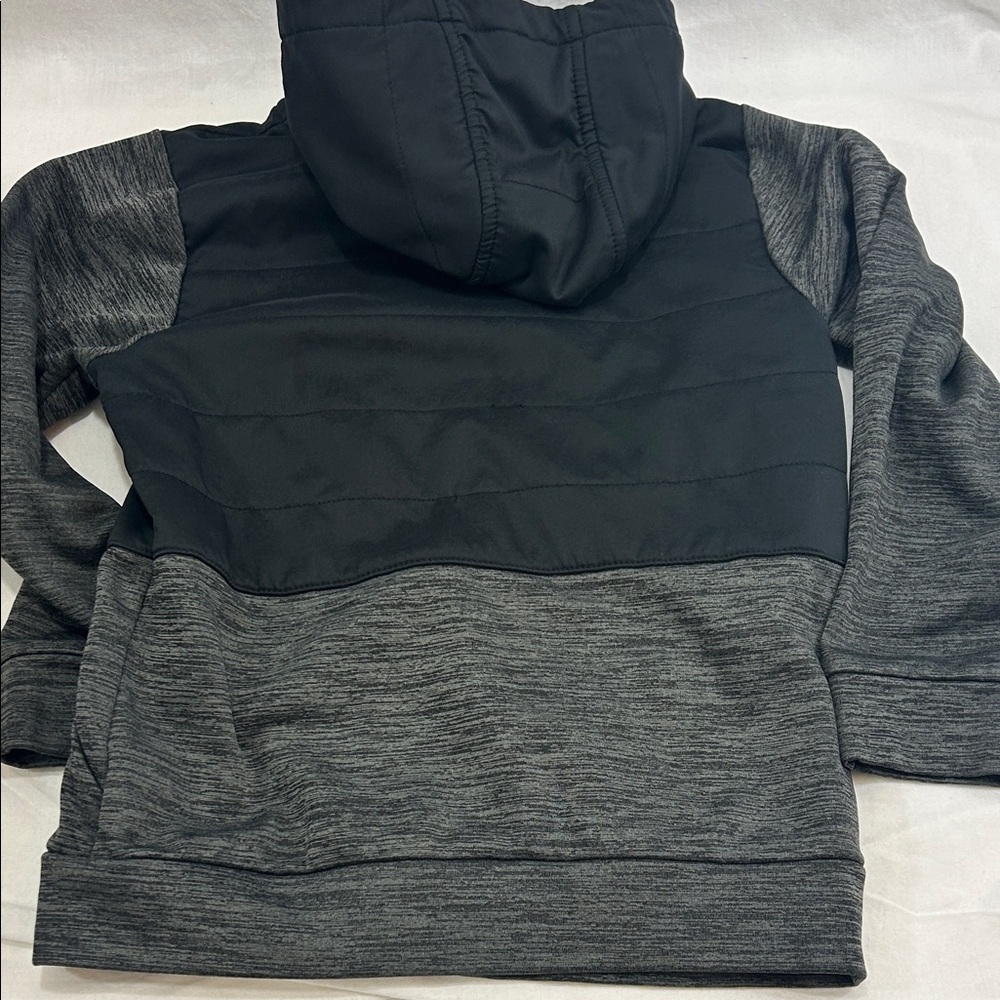Columbia Kids' Black and Gray Full-Zip Hoodie Jacket - Picture 3 of 3